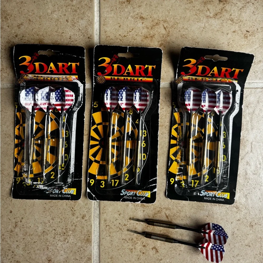 American Flag Dart Set - 11 Total Unused Darts